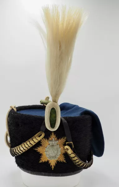 Saxon 20th Hussar Enlisted Busby Visuel 1 principal